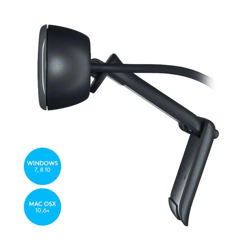 *NIB* Logitech C270 HD Webcam with Noise-Reducing Mics for Video Calls